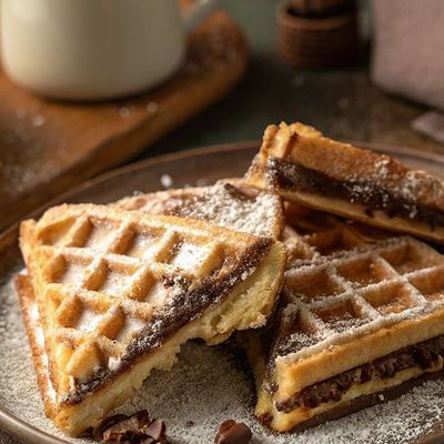 American Waffles Nutella