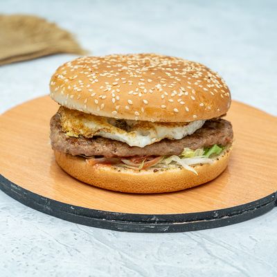 egg Meat burger