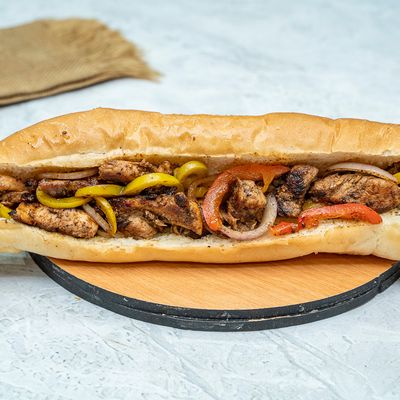Large French chicken fajita