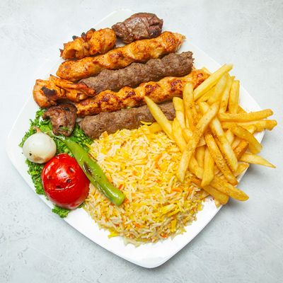 وجبة مشاوي مشكلة
