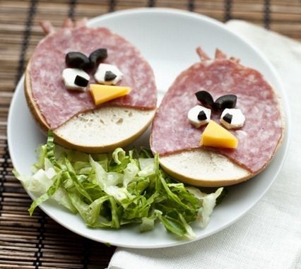 Angry Bird Sandwich