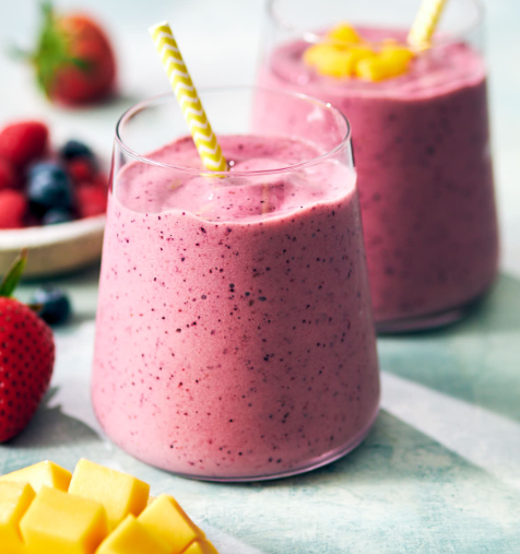 Mango With Berry Smoothie