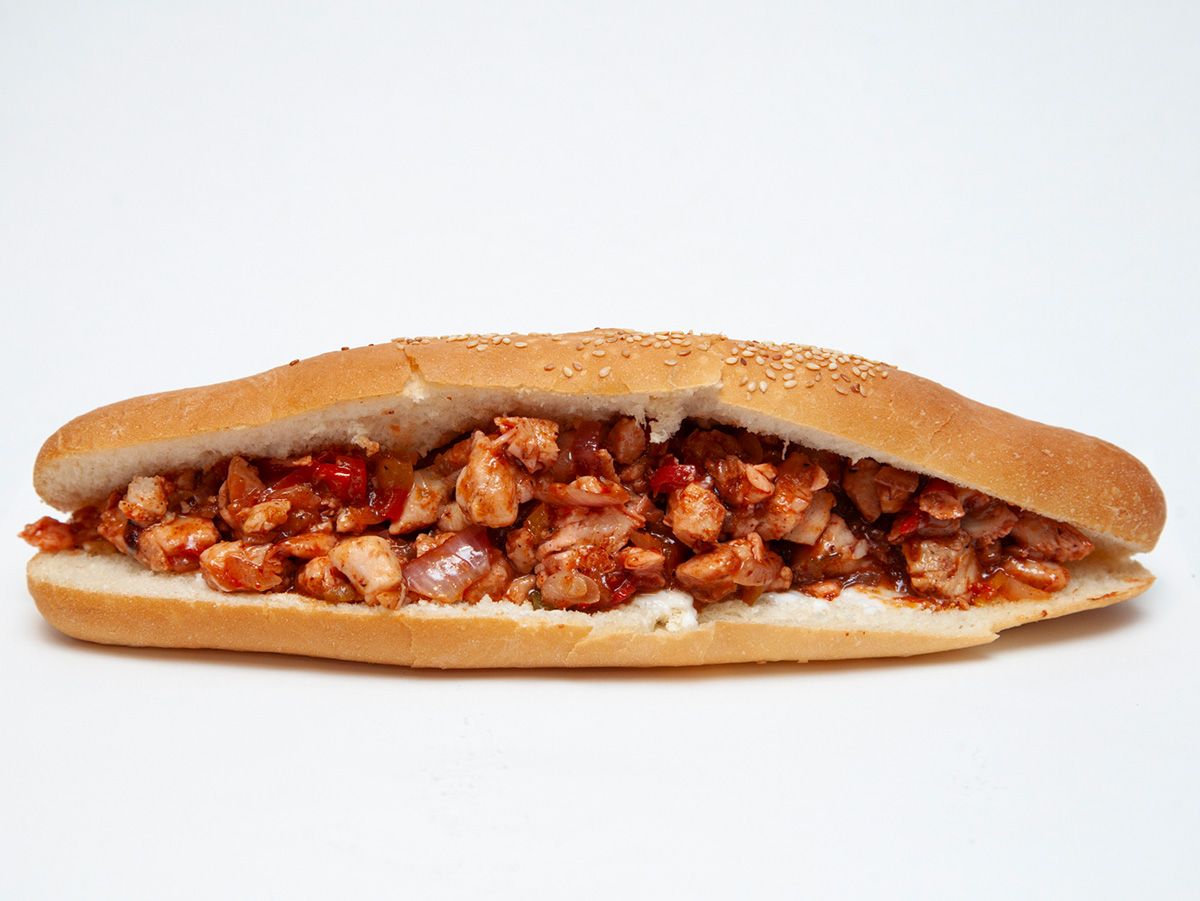 Mexican Chicken Shawerma Sandwich