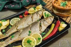 Grey Mullet Fish Meal For 4 Persons