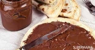 Cream With Nutella Chocolate Sandwich