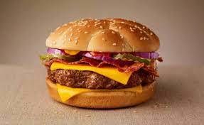 Beef Burger With Cheese Sandwich