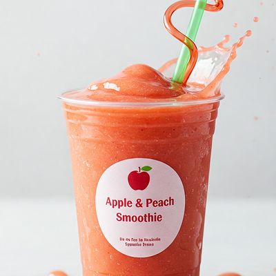Apple + Peach Smoothie