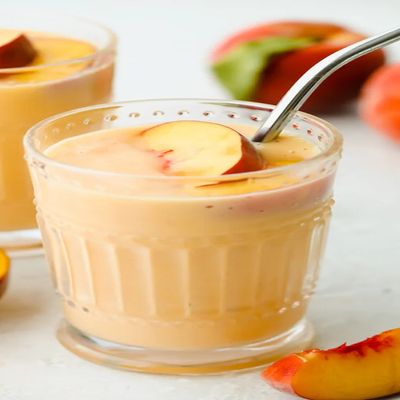 Apple Peach Smoothie