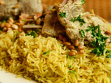 Arabian Rice with Nuts platter