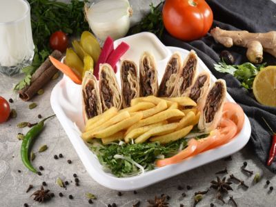 Arabic Beef Shawerma Meal Extra