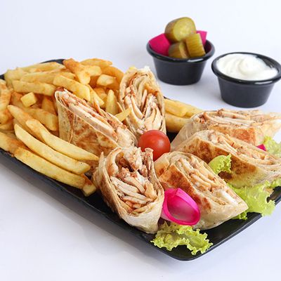 Arabic Chicken Shawarma Meal
