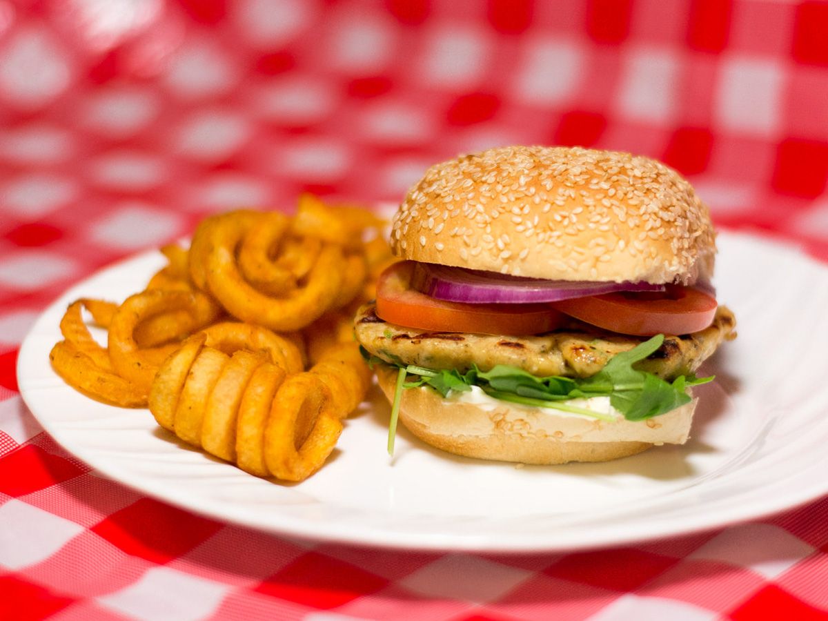 Arabic burger meal