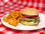 Arabic burger meal
