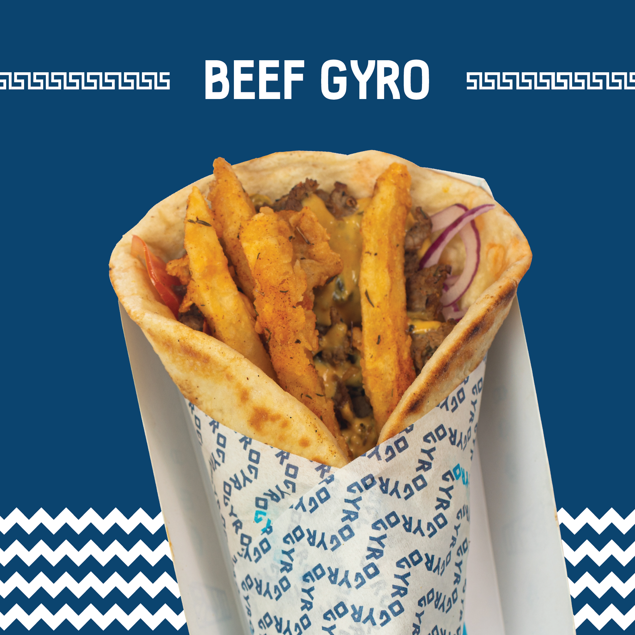 Beef Gyro Sandwich