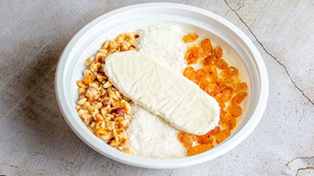 Ashura With Ice Cream And Nuts