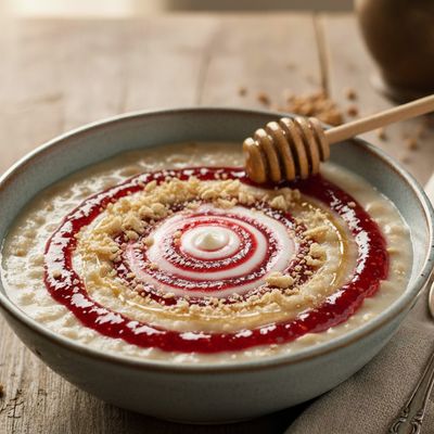 Ashura With Qeshta, Honey, Jam, And Halawa (Saklans)