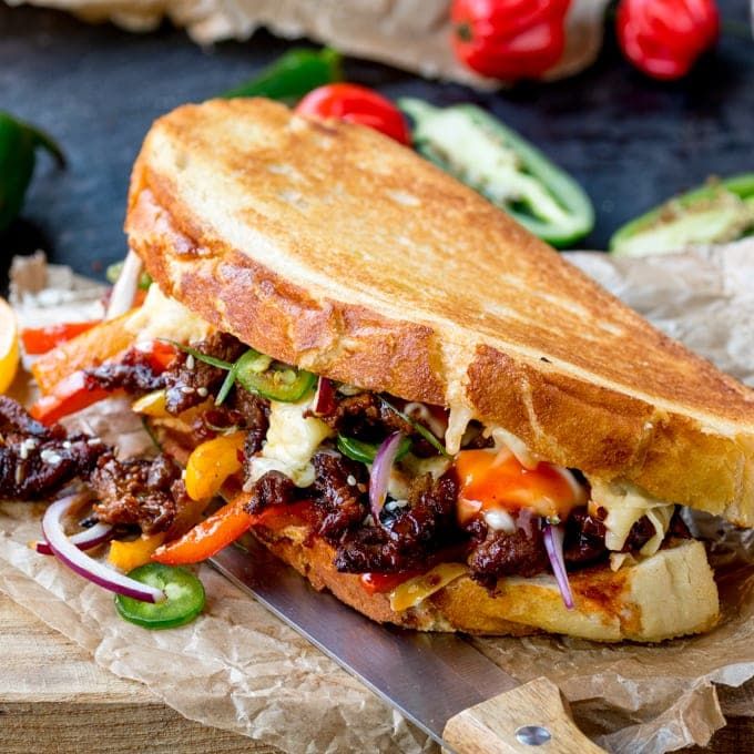 Asian Beef Sandwich