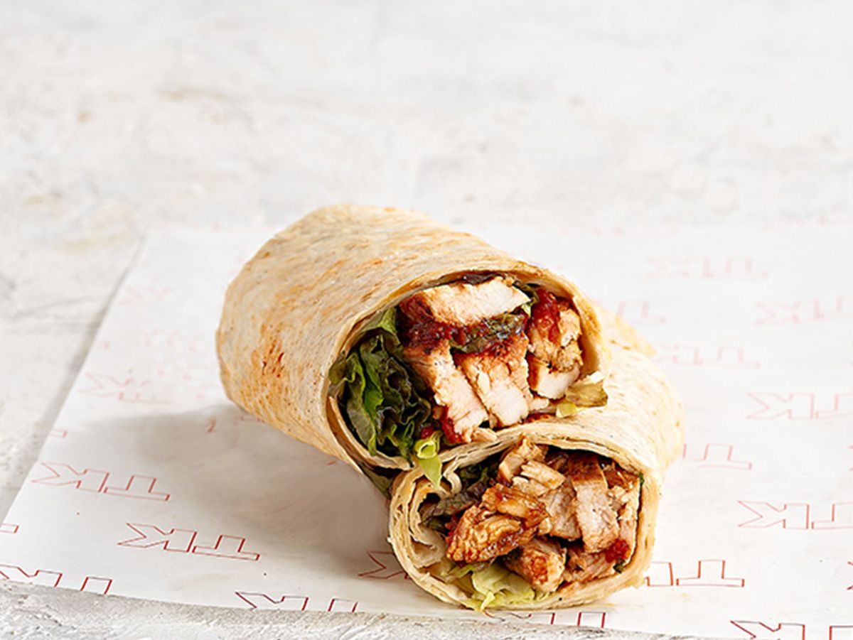 Asian Chicken Wrap Sandwich
