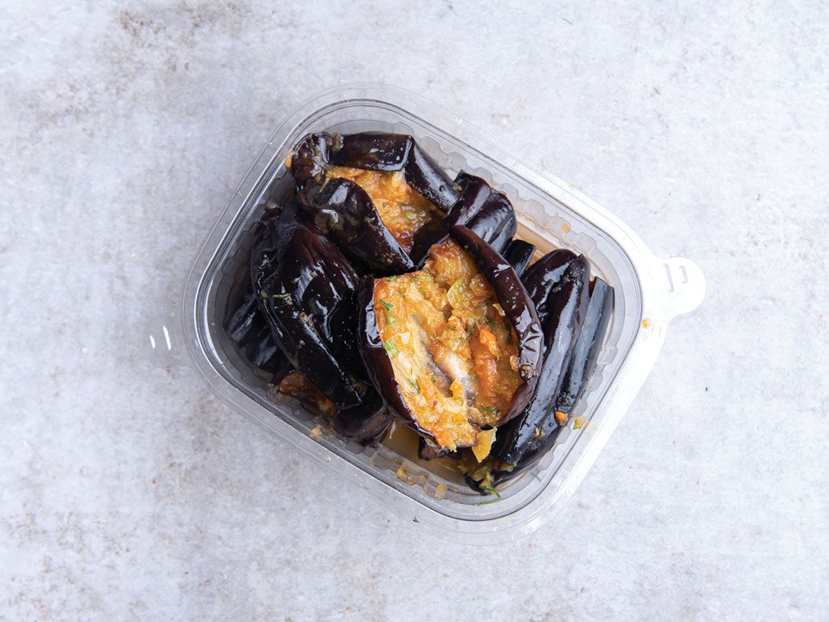 Pickled eggplant