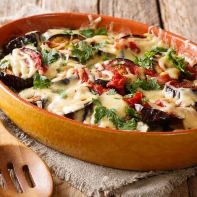 Roasted Aubergine Gratin Casserole