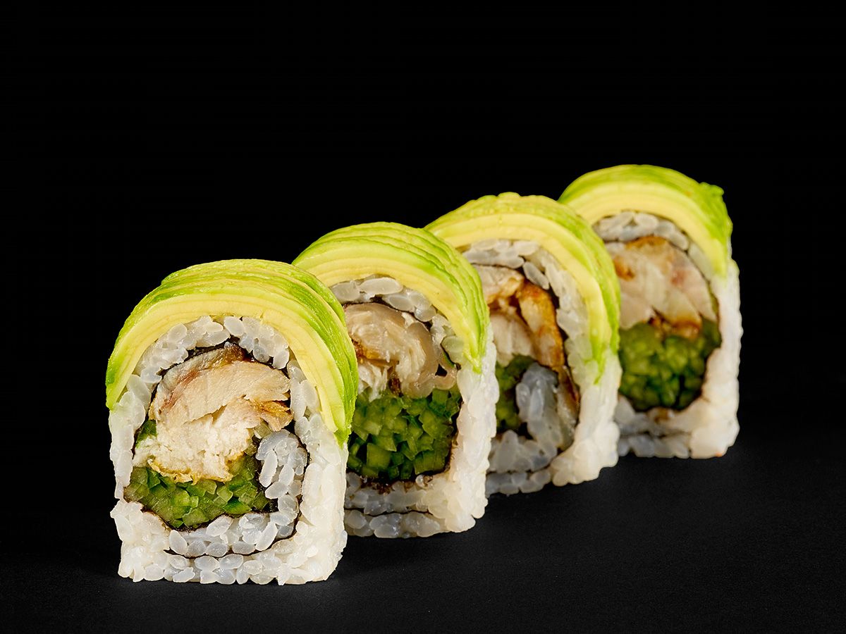 Avocado Caterpillar Roll 4 pieces