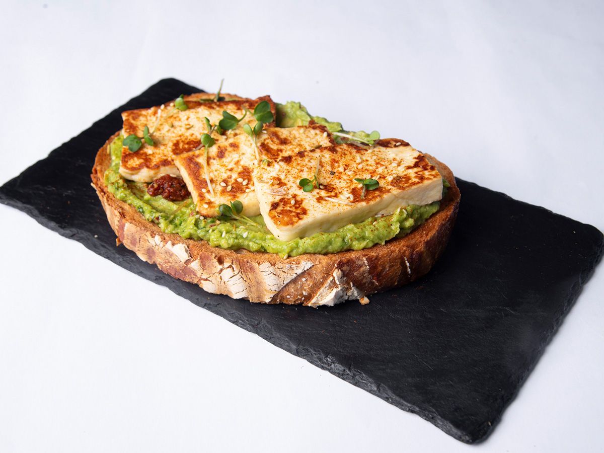 Avocado Halloumi Toast