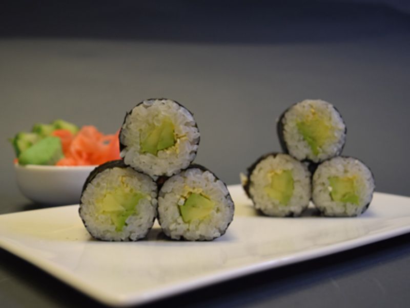Avocado Maki Rolls