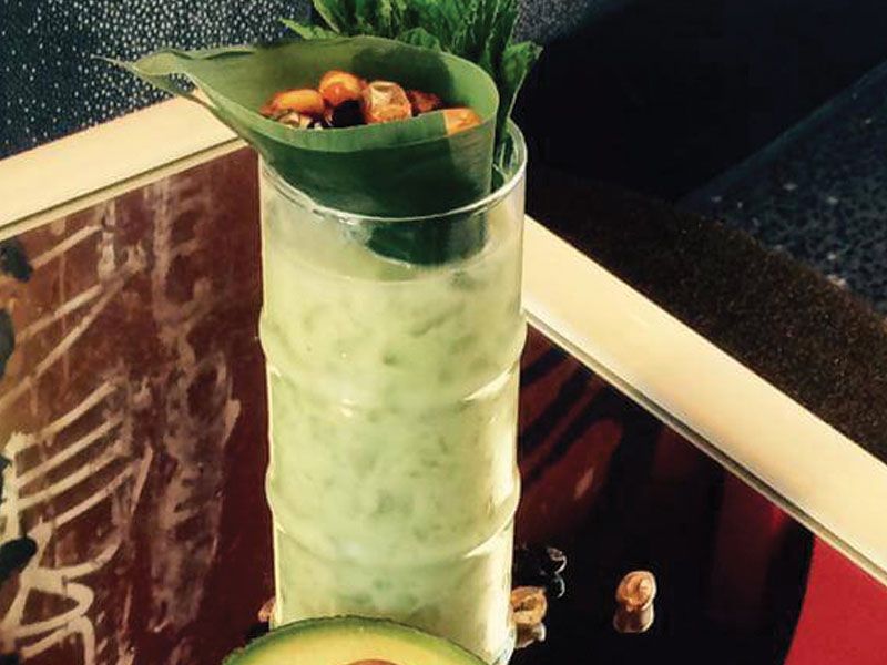Avocado With Pistachio Cocktail