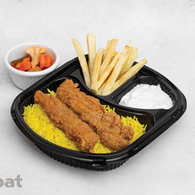 Chicken paneh or Strips Meal