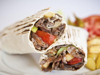 large Meat Shawerma syrian sandwich