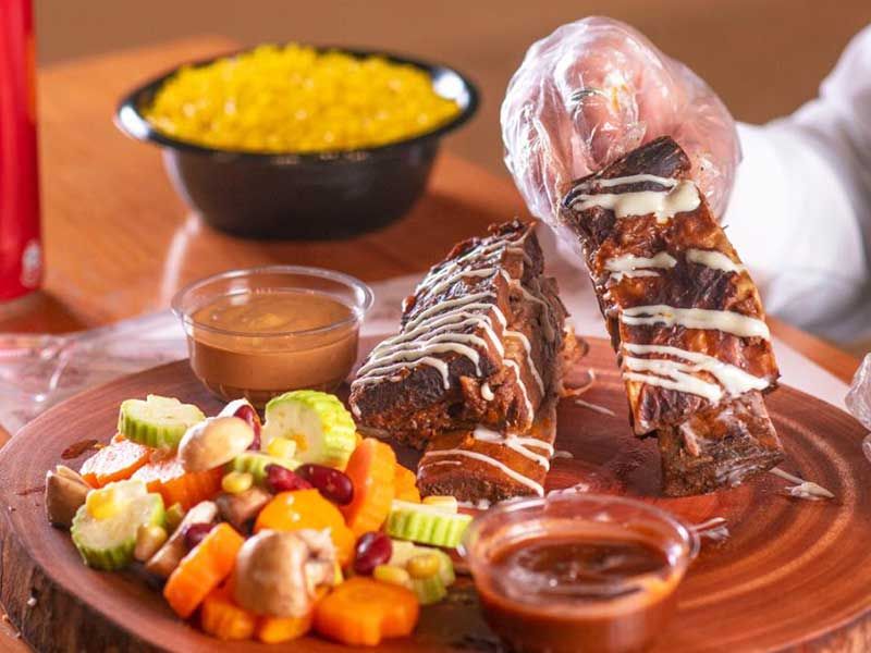 Baboo Short Ribs Platter
