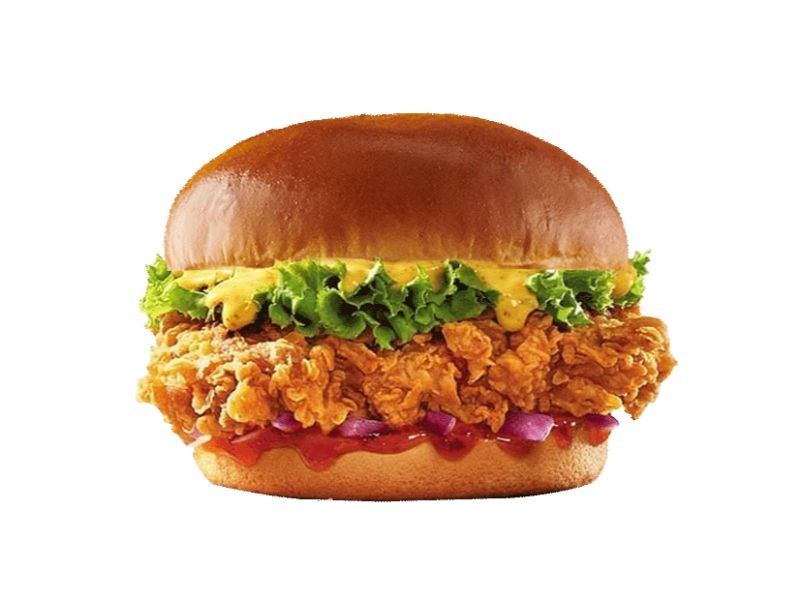 Bbq Chicken Burger Sandwich