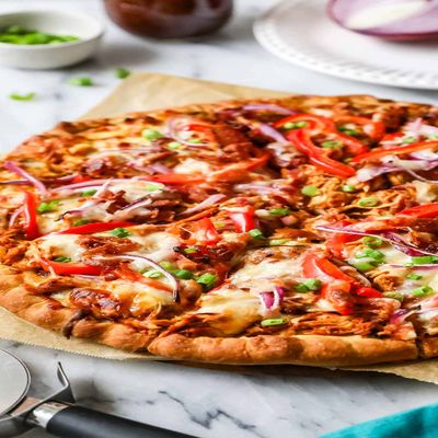 Chicken BBQ pizza