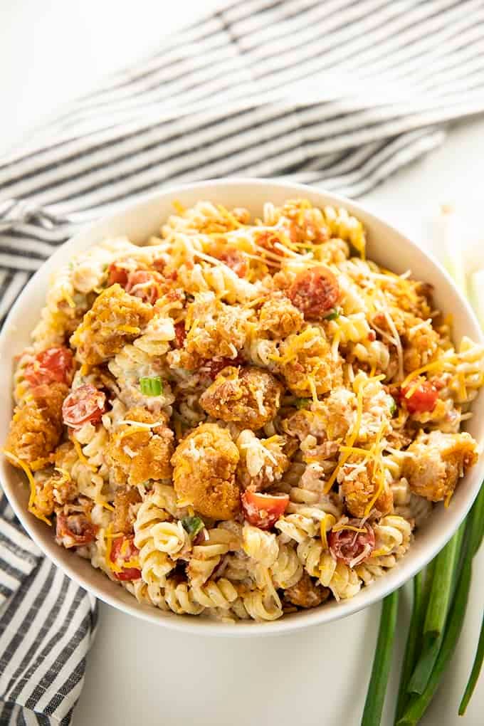 BBQ Chicken Popcorn Pasta