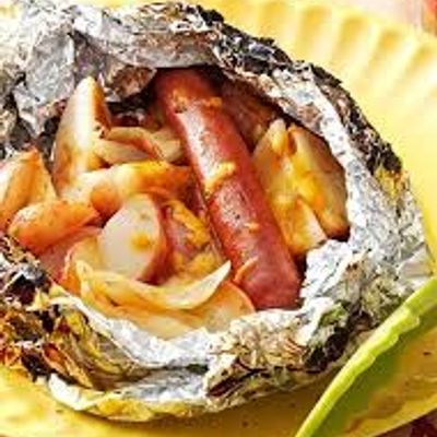 BBQ Hotdog Potatoes