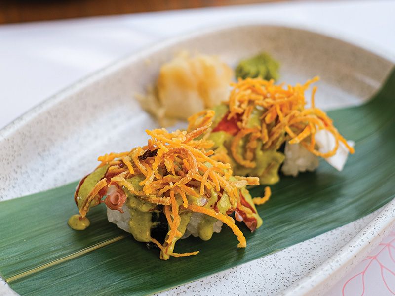 BBQ Tako Nigiri