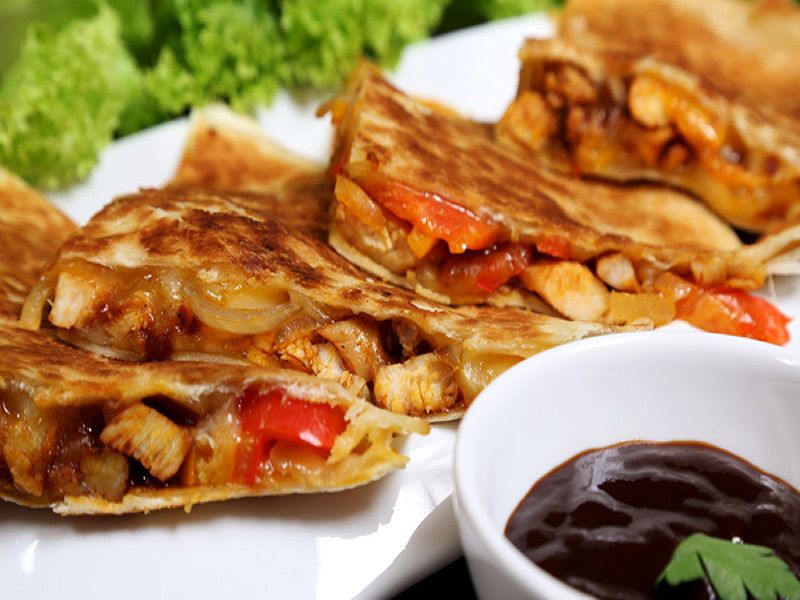 BBQ Chicken Toast