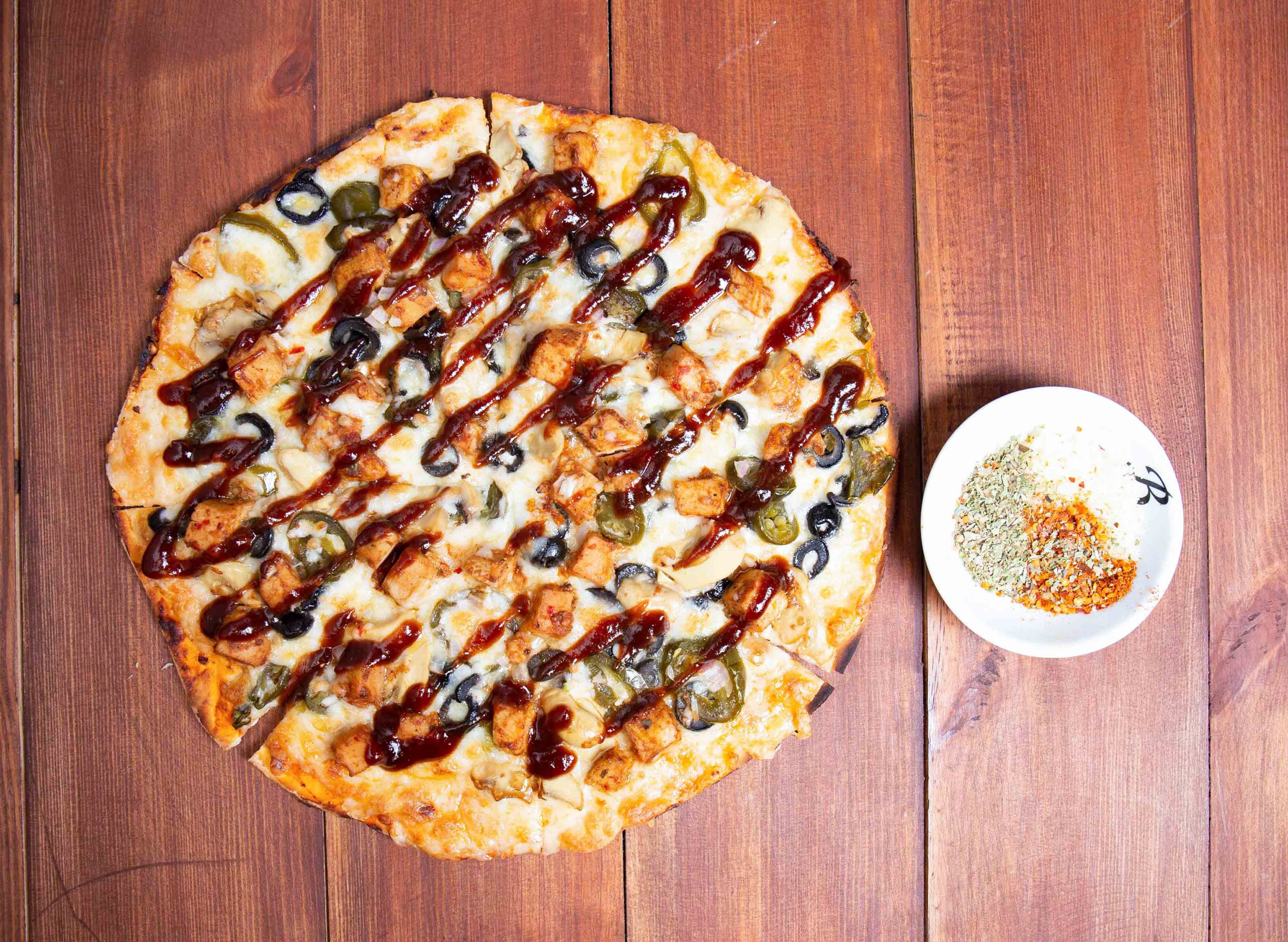 BBQ Chicken Pizza Slice