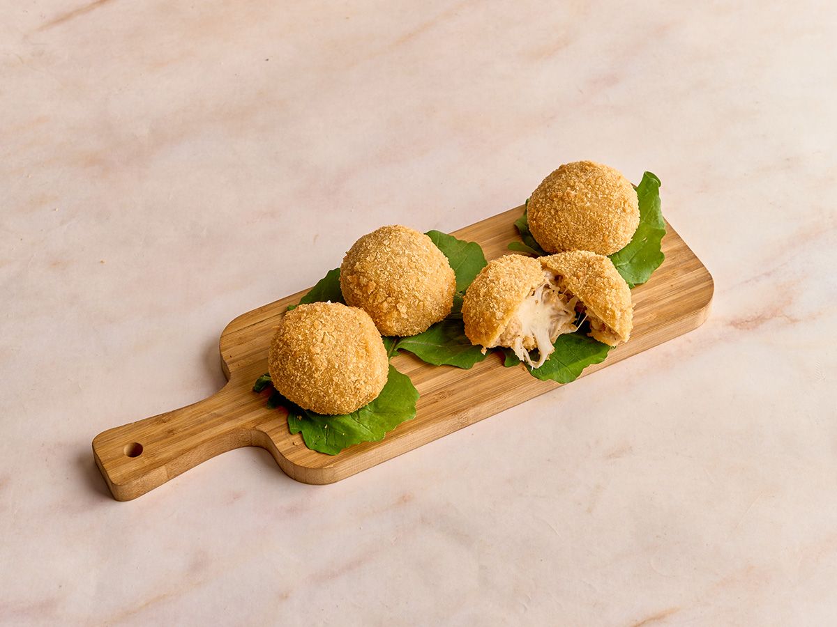 B and D Filled Potato Balls