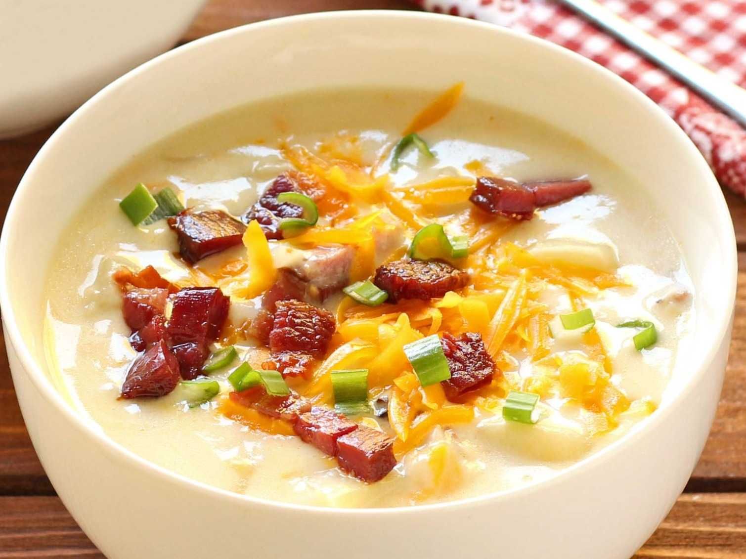Smoked Cream Soup With Brisket