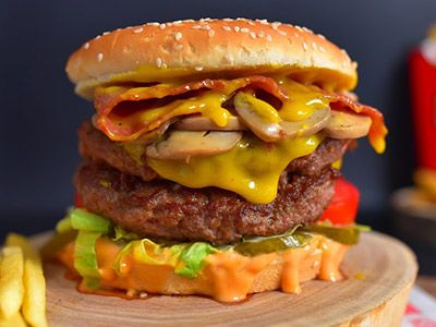 Blt Beef Burger Sandwich