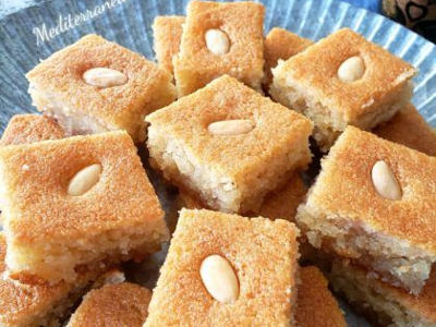 Rice Pudding with Basbousa