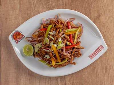 BT05- Shredded Beef with Black pepper Sauce In Thai Style