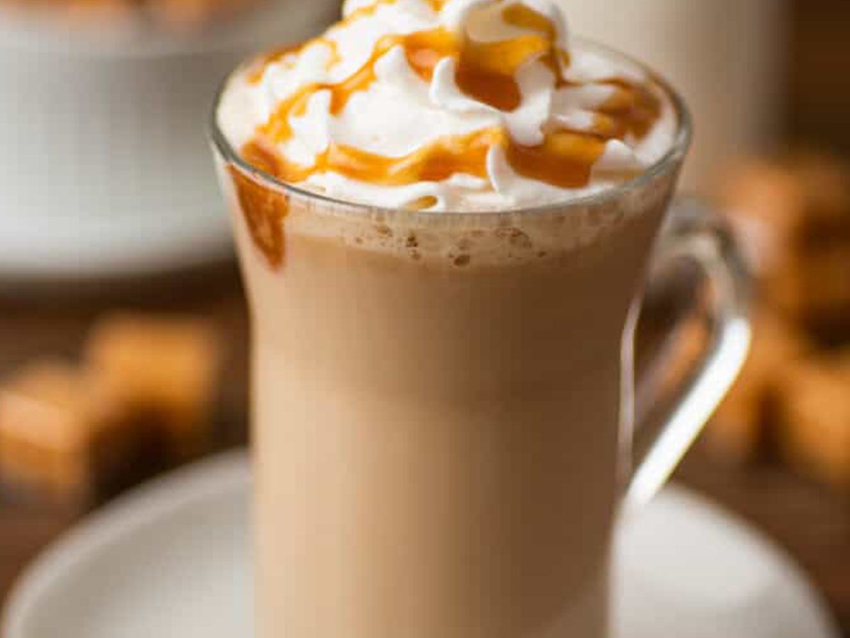 Large Burnt Caramel Latte
