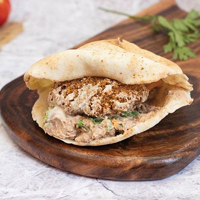 Falafel Sandwich Ali Baba Ghannouj