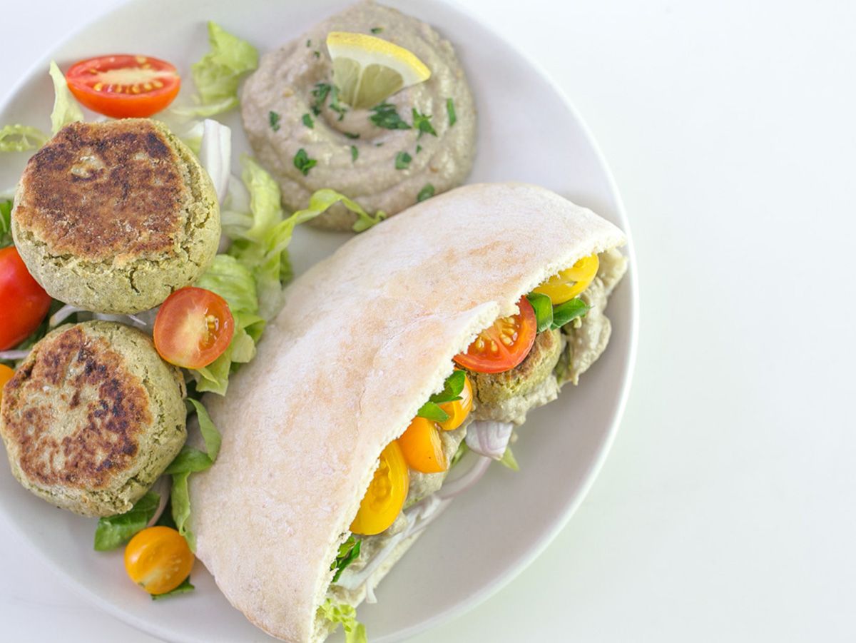 Baba Ghannoug sandwich