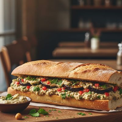Baba Ghanouj Sandwich