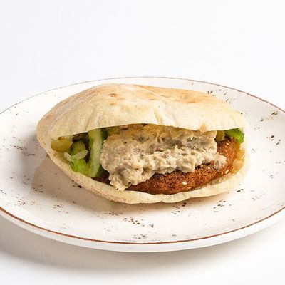 Taamia on Baba Ghannoug Sandwich