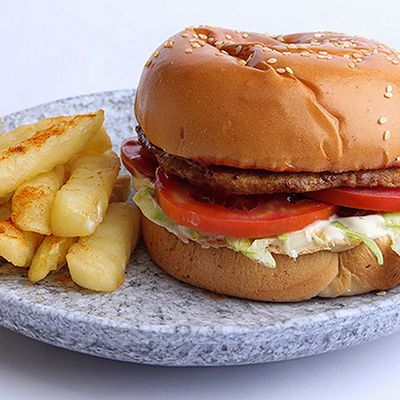 Baby Chicken Burger Meal
