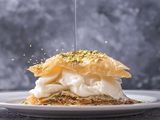 Baklava with Ice Cream